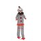 8 Ft. 2" Light-Up Lifting Clown with Hat Halloween Decoration